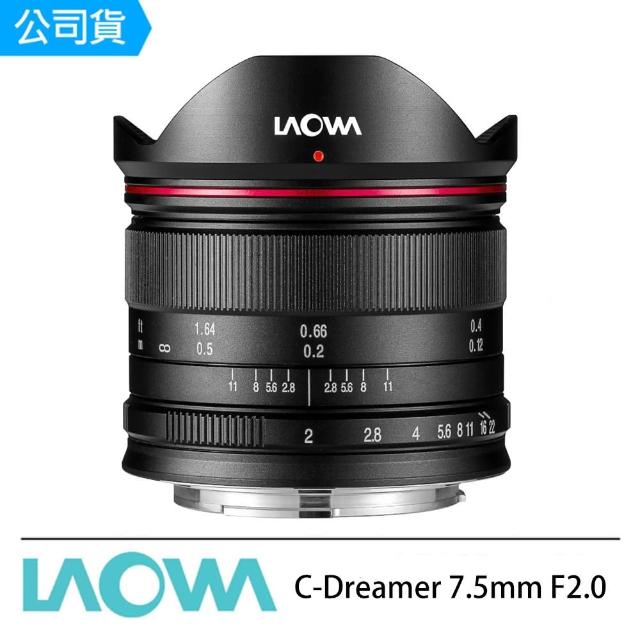 LAOWA】老蛙C-Dreamer 7.5mm F2.0 輕量版廣角鏡頭(公司貨7.5 M43