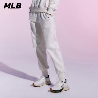 【MLB】小Logo運動褲 休閒長褲 波士頓紅襪隊(3APTB0134-43CRD)