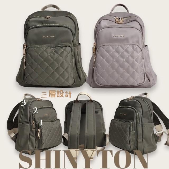 【SHINYTON】A8975厚磅尼龍三層後背包☆後背包、肩背包、側背包、斜背包、三層包、雙肩後背包