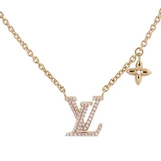 【Louis Vuitton 路易威登】LV Iconic 標誌及花卉水晶項鍊(M00596)