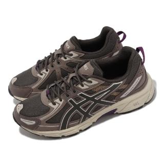 【asics 亞瑟士】慢跑鞋 GEL-Venture 6 男鞋 棕 紫 越野 健行 路跑 多功能 運動鞋 亞瑟士(1203A298250)