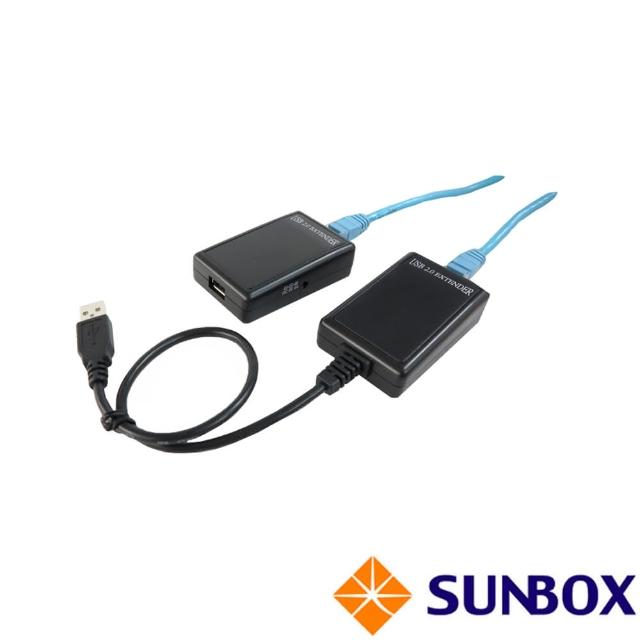 【SUNBOX 慧光】USB2.0訊號延長器 延長60米 台灣製造(UE201C)