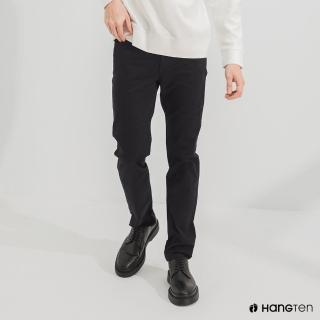 【Hang Ten】男裝-SKINNY FIT緊身五袋款長褲-深灰
