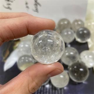 【千奇國際精品】天然白水晶球 2.2～2.5公分 隨機出貨款(招健康 防小人 療癒小水晶球)