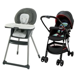 【Graco】CITI GO 超輕量型雙向嬰幼兒手推車(+成長型多用途高腳餐椅Table2Table LX)