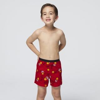 【Mr. DADADO】灌籃無敵 110-130男童內褲 品牌推薦-舒適寬鬆-GCQ337RS(紅)