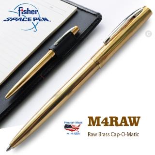 【fisher 美國】M4 系列Cap-O-Matic 黃銅太空筆(#M4RAW)