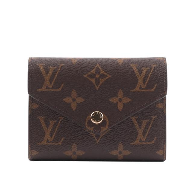 【Louis Vuitton 路易威登】Monogram Victorine 新款金釦三折短夾(M62360)