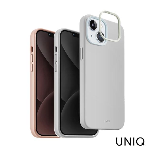 【UNIQ】iPhone 15 6.1吋 LinoHue 液態矽膠雙色鏡頭防摔手機殼 支援磁吸