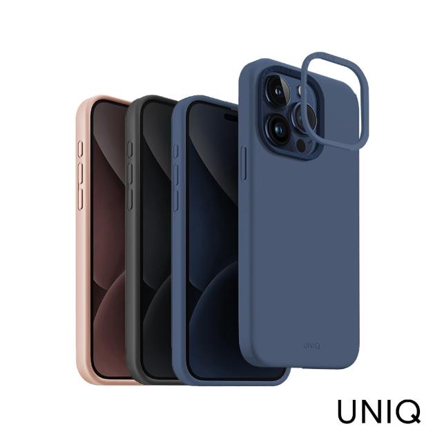 【UNIQ】iPhone 15 Pro 6.1吋 LinoHue 液態矽膠雙色鏡頭防摔手機殼 支援磁吸