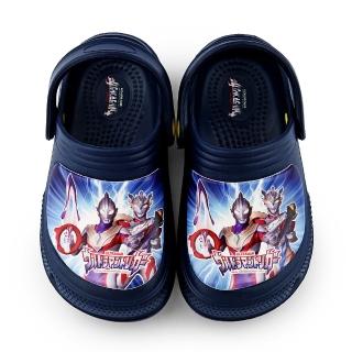 【童鞋城堡】童鞋 中大童涼鞋 超人力霸王特利卡 花園鞋(UM0238-藍)
