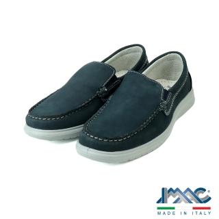 【IMAC】經典鬆緊帶輕便懶人休閒鞋 深藍色(350860-BLU)