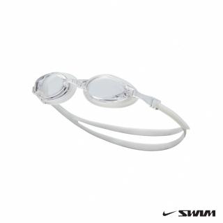 【NIKE 耐吉】SWIM 成人 泳鏡 訓練型 SWIM CHROME 白 NESSD127-000