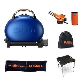 【O-GRILL】【品牌直營】500-E美式時尚可攜式瓦斯烤肉爐(便攜包套)