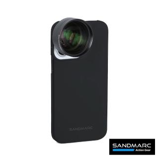 【SANDMARC】《 升級版 》12X 100mm HD手機微距鏡頭(含夾具及iPhone背蓋14)