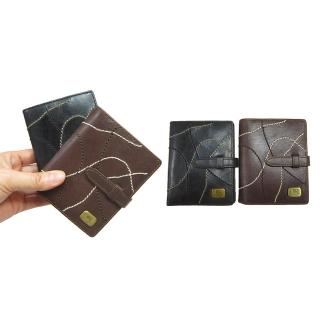 【SNOW.bagshop】信用卡夾證件夾包(100%進口牛皮活動型證件透明夾穿釦型主袋)