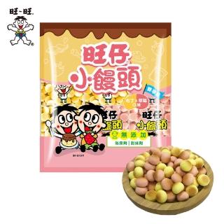 【旺旺】旺仔小饅頭 布丁＆草莓口味 300g/包(雙口味 小包裝)