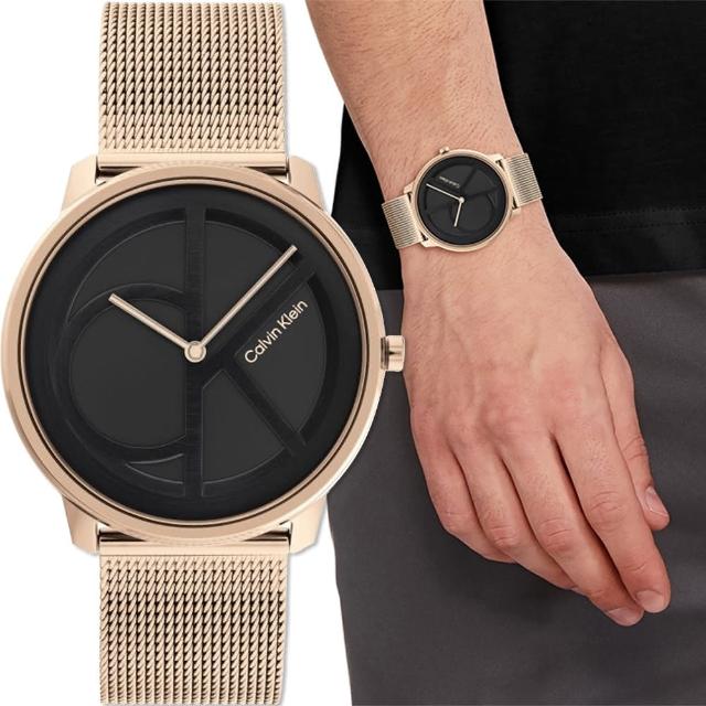 【Calvin Klein 凱文克萊】CK 經典Logo米蘭帶手錶-40mm(25200029)