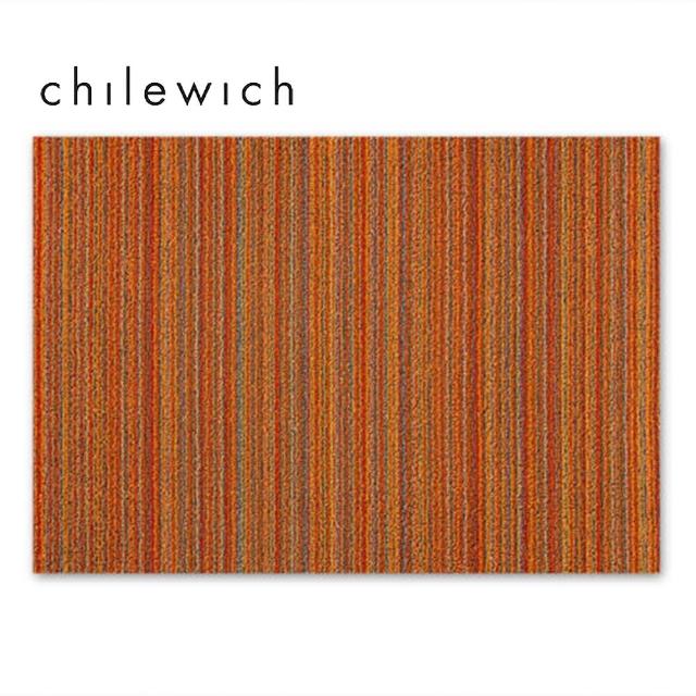 【Chilewich】Skinny Stripe系列 地墊 46×71cm(火紅橘)
