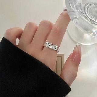 【MoonDy】925純銀戒指 可調式戒指 個性戒指 寬戒指 女戒指 情人節禮物 小禮物 女生禮物 小女生禮物 戒指