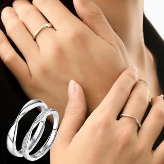 【MoonDy】戒指女生 戒指男 情侶戒指 戒指 指環 對戒 純銀戒指 情侶對戒 玫瑰金戒指 鑽石戒指 開口戒指