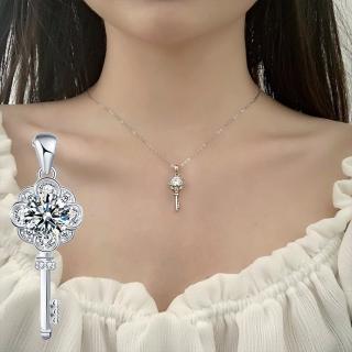 【KT DADA】項鍊 女生項鍊 鑽石項鍊 鑰匙項鍊 韓國項鍊 鎖骨項鍊 氣質項鍊 閨蜜項鍊 小花項鍊 情侶禮物