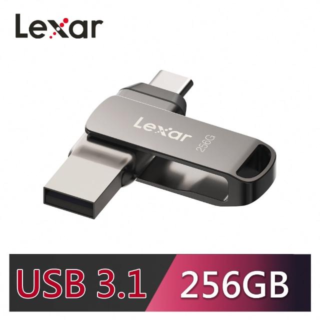 【Lexar 雷克沙】D400 256GB USB 3.1 Type-C 雙頭隨身碟