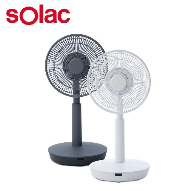 【SOLAC】10吋DC微電腦直立式風扇 SFC-F06(灰/白 二色可選)