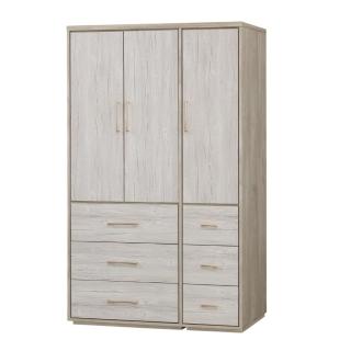 【MUNA 家居】維特4 X 7尺雙色衣櫥/木心板(衣櫥 衣櫃 櫥櫃 櫃子 收納)