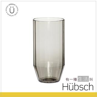 【HUBSCH】簡約煙燻色玻璃水杯－481205(居家生活、玻璃杯、餐具、北歐生活)