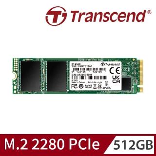 【Transcend 創見】MTE220S 512GB M.2 2280 PCIe Gen3x4 SSD固態硬碟(TS512GMTE220S)