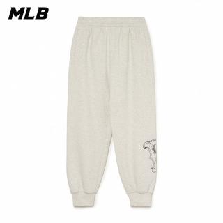 【MLB】大Logo運動褲 休閒長褲 波士頓紅襪隊(3APTB0434-43MGL)