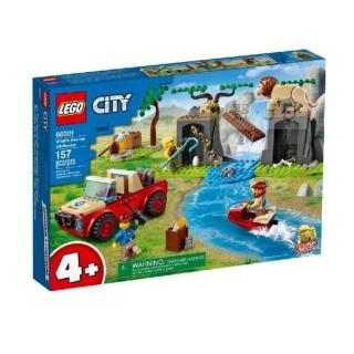 【LEGO 樂高】City 城市系列 - 野生動物救援越野車(60301)