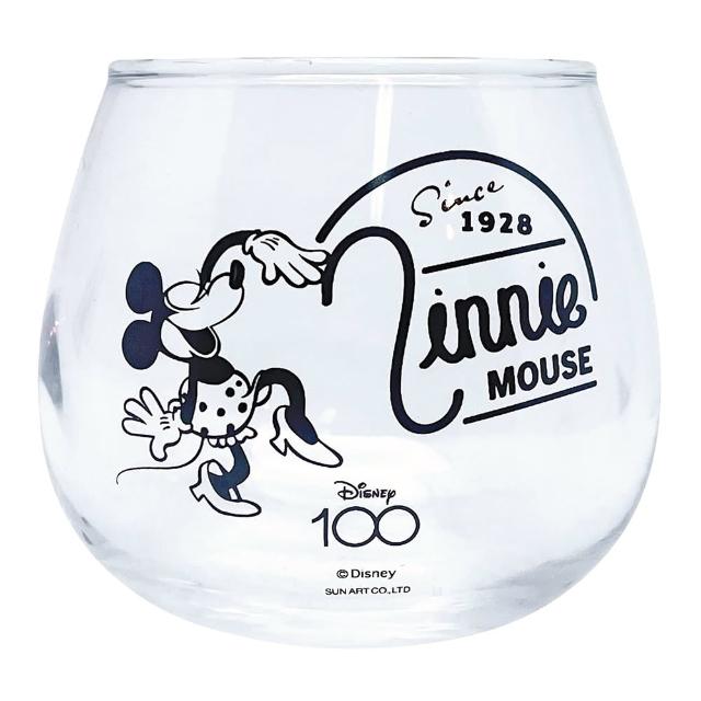 【sunart】迪士尼100周年 百年慶典系列 不倒翁玻璃杯 米妮 汽船威利號1928年(餐具雜貨)