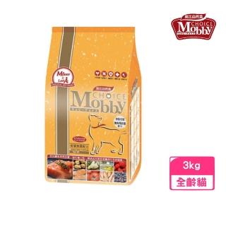 【Mobby 莫比】愛貓無穀配方-鱒魚&煙燻鮭魚 3kg（1.5kg*2包出貨）(貓糧、貓飼料、貓乾糧)