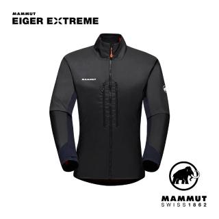 【Mammut 長毛象】Eigerjoch IN Hybrid Jacket Men 極限艾格防風防潑水保暖外套 黑色 男款 #1013-01710