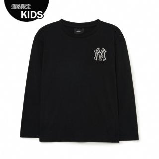 【MLB】童裝 長袖T恤 紐約洋基隊(7ATSB0234-50BKS)