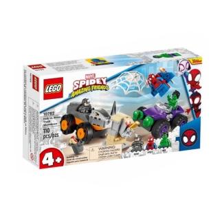 【LEGO 樂高】Marvel 英雄系列 - 綠巨人和犀牛人的卡車決鬥(10782)
