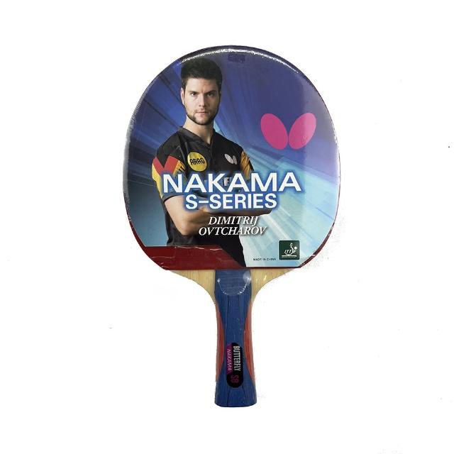 【BUTTERFLY】全能型負手板桌球拍NAKAMA S-8(TT1704)