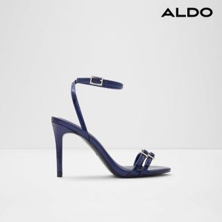【ALDO】GRACIEE-時尚性感一字帶高跟鞋-女鞋(寶藍色)