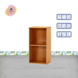 【·Fly· 飛迅家俱】1.1尺2層木紋色塑鋼置物櫃深31cm