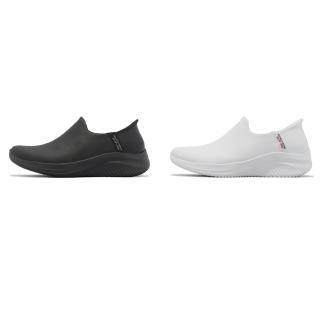 【SKECHERS】休閒鞋 Ultra Flex 3.0 女鞋 Slip-Ins 瞬穿科技 緩衝 記憶鞋墊 單一價(149593-WHT)
