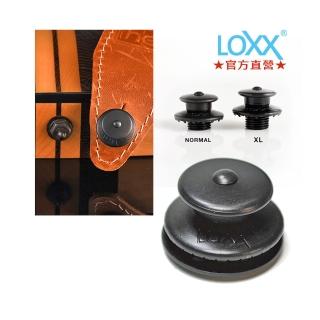 【Loxx】E-XL-CHROME-BK-消光黑-電吉他貝斯加厚款-快扣 Thick Leather Strap Lock(輕巧快速荷重100公斤)