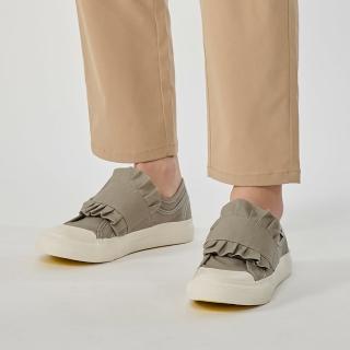 【moz】瑞典 駝鹿 法式奶霜花瓣鞋(灰綠)
