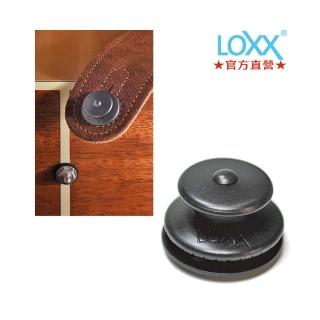 【Loxx】A-CHROME-BK消光黑-木吉他款Acoustic Strap Lock-快速安全肩帶扣(輕巧快速荷重100公斤)