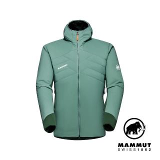 【Mammut 長毛象】Rime Light IN Flex Hooded Jacket 機能化纖連帽外套 深玉石綠/綠樹林 男款 #1013-02150