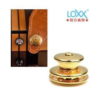 【Loxx】E-GOLD 亮金-電吉他貝斯款-快速安全肩帶扣(輕巧快速荷重100公斤)