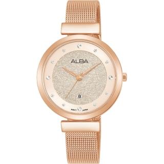 【ALBA】雅柏 Fashion系列 閃耀米蘭帶時尚腕錶-32mm(VJ22-X403P/AH7CA0X1)