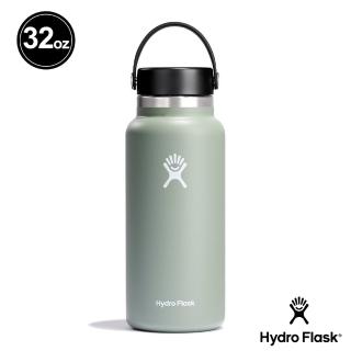 【Hydro Flask】32oz/946ml 寬口真空保溫鋼瓶(灰綠)