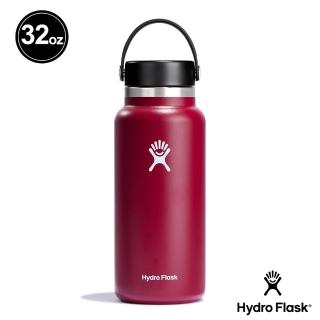 【Hydro Flask】32oz/946ml 寬口真空保溫鋼瓶(小紅莓)